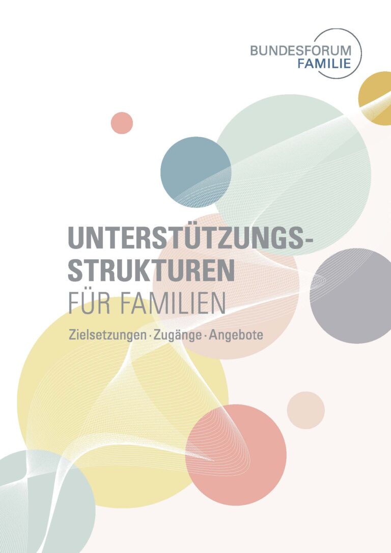 Neue Publikation des Bundesforums Familie: „Unterstützungsstrukturen für Familien – Zielsetzungen, Zugänge, Angebote“